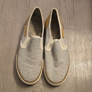 Tommy Bahama Striped Slip-On Loafers